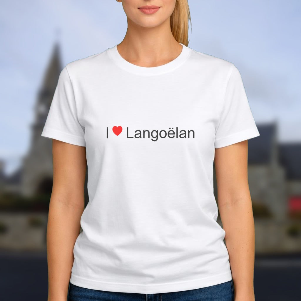 T-shirt I love langoëlan