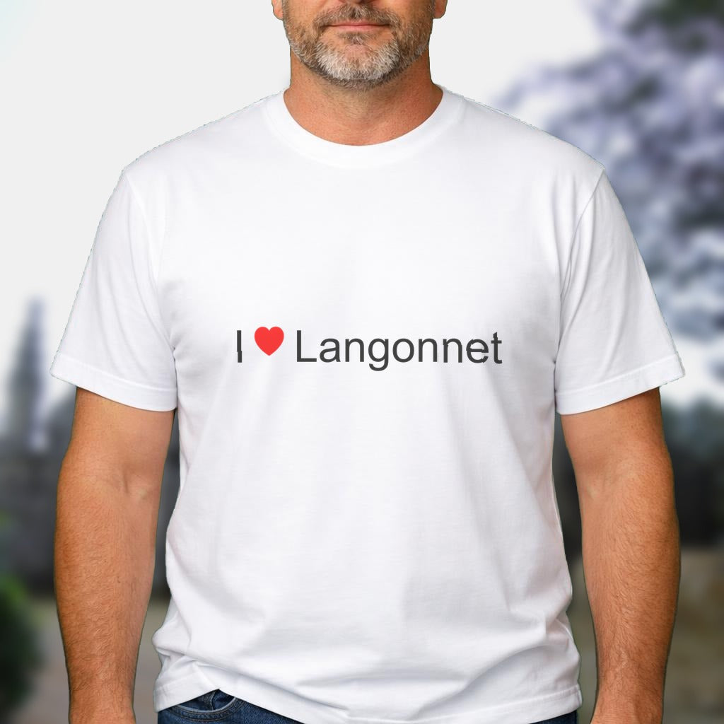T-shirt I love langonnet