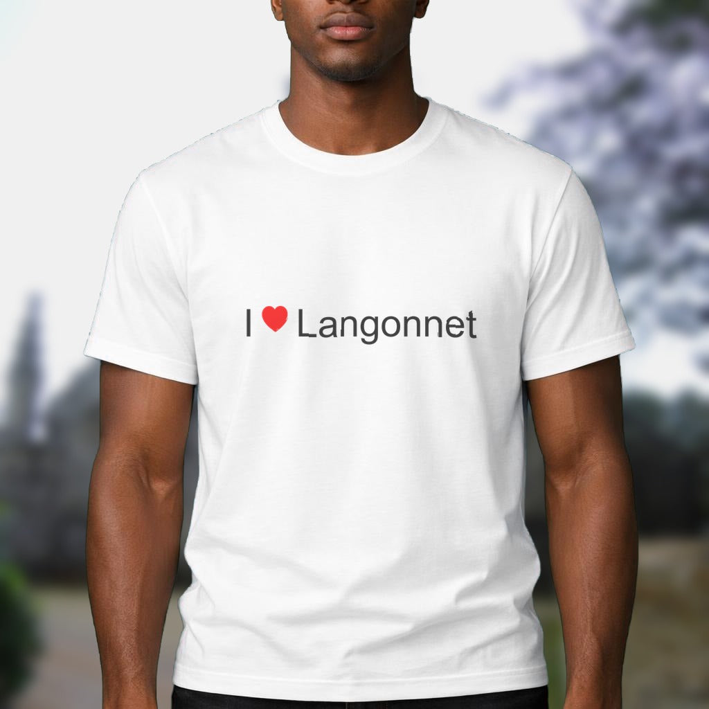 T-shirt I love langonnet