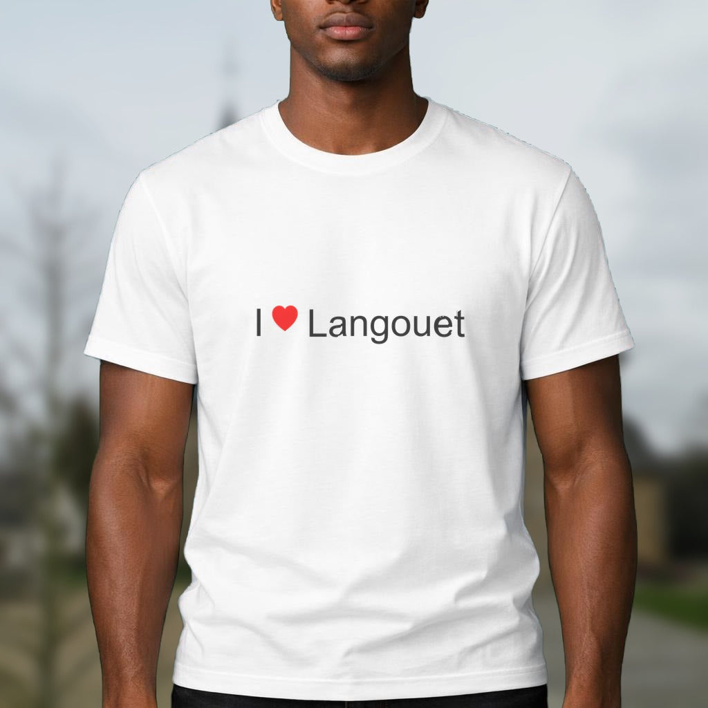 T-shirt I love langouet