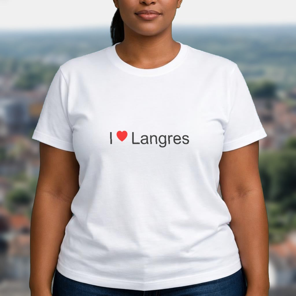 T-shirt I love langres