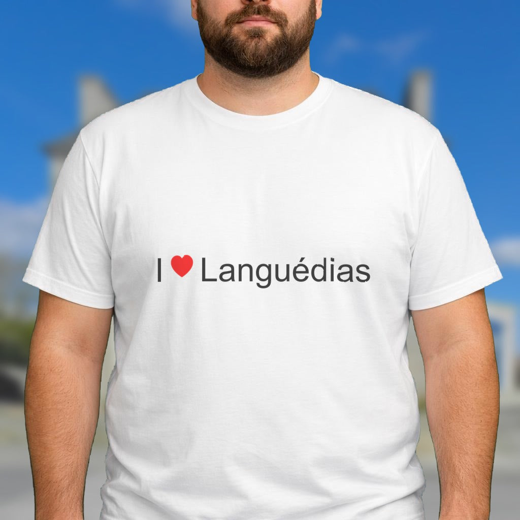 T-shirt I love languédias