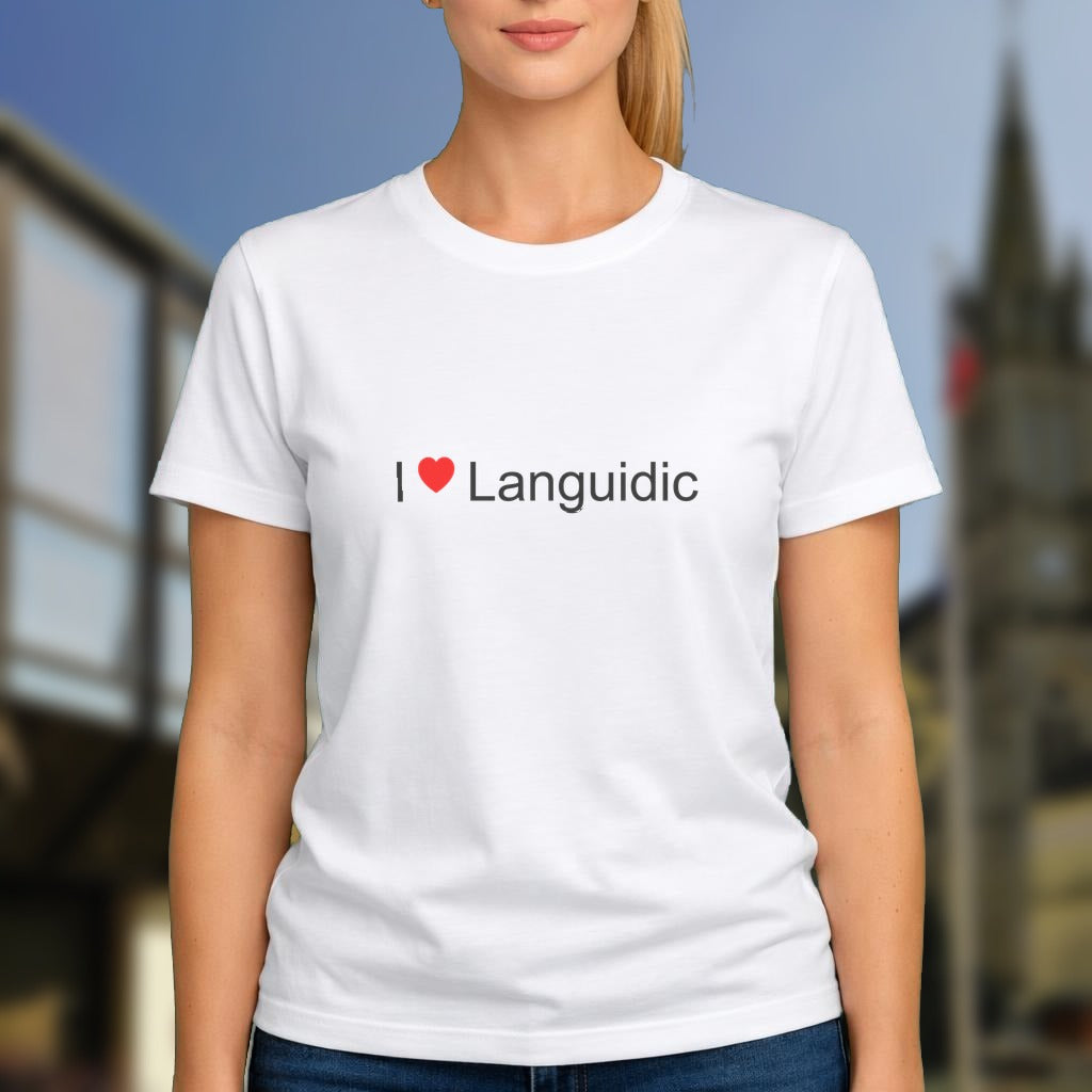 T-shirt I love languidic
