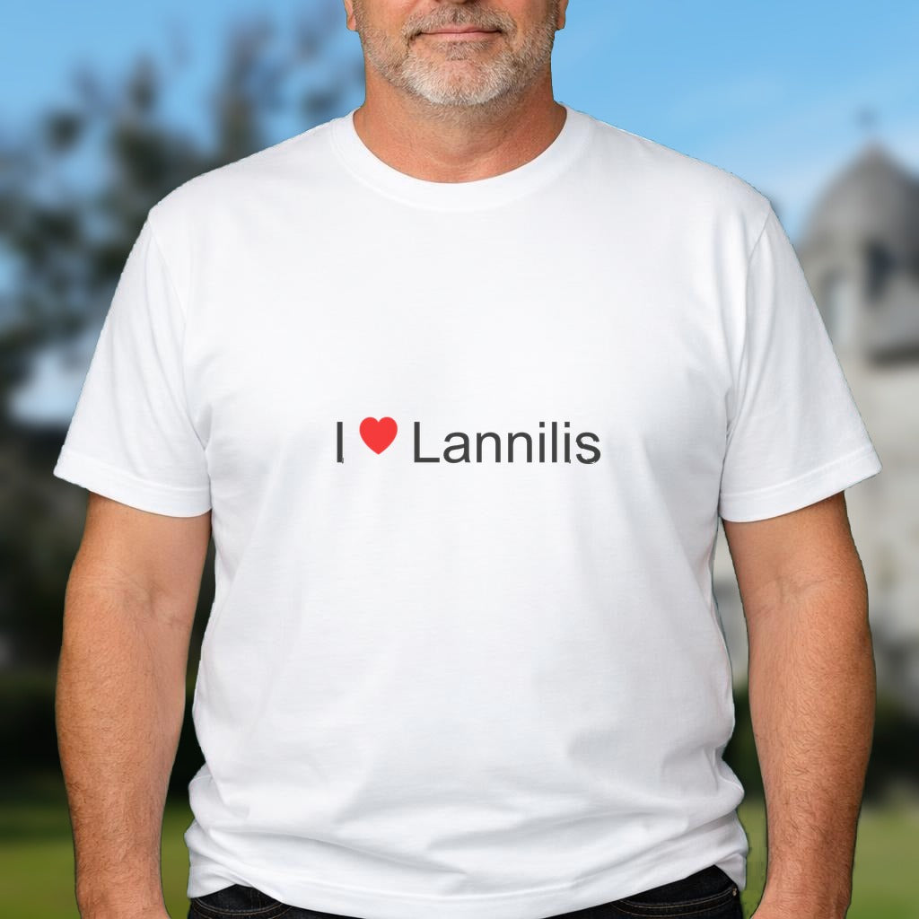 T-shirt I love lannilis