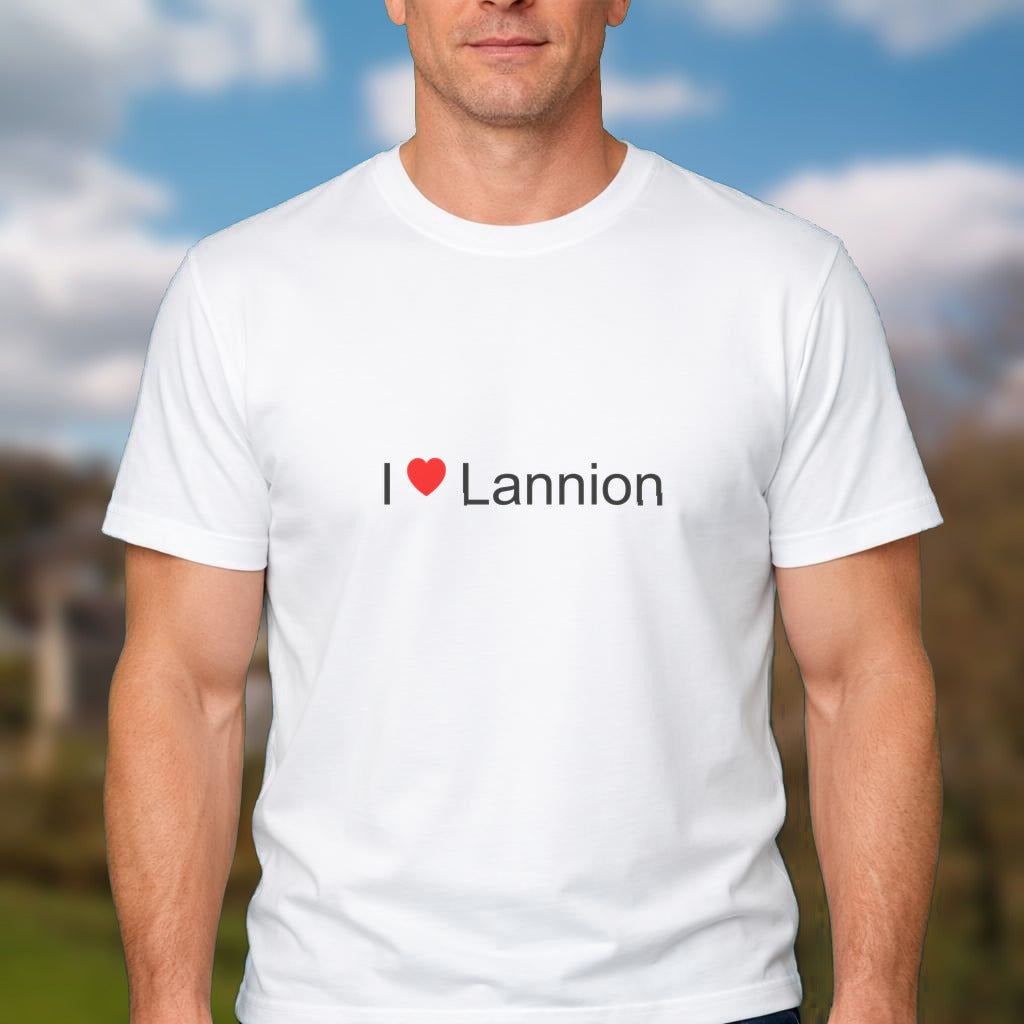 T-shirt I love lannion