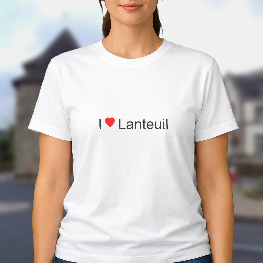 T-shirt I love lanteuil