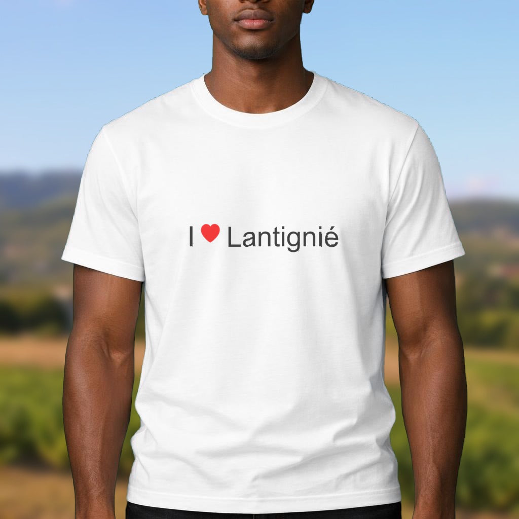 T-shirt I love lantignié