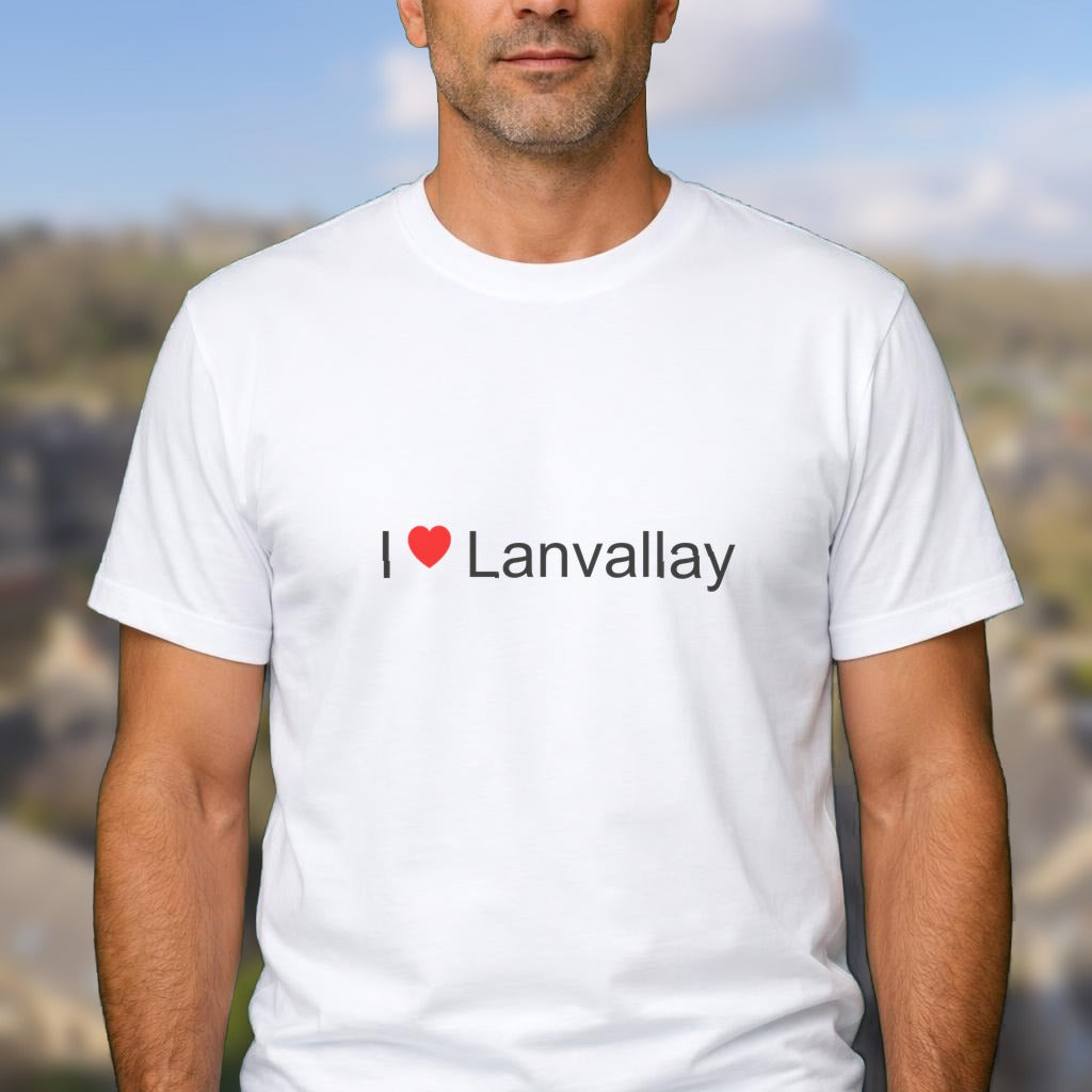 T-shirt I love lanvallay