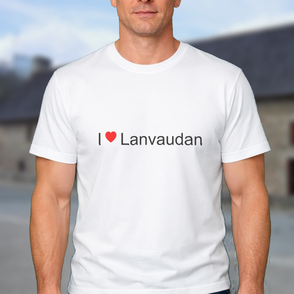 T-shirt I love lanvaudan