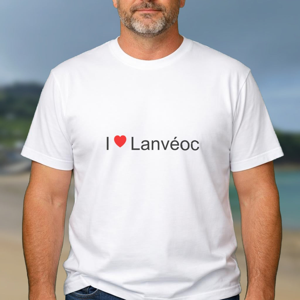 T-shirt I love lanvéoc