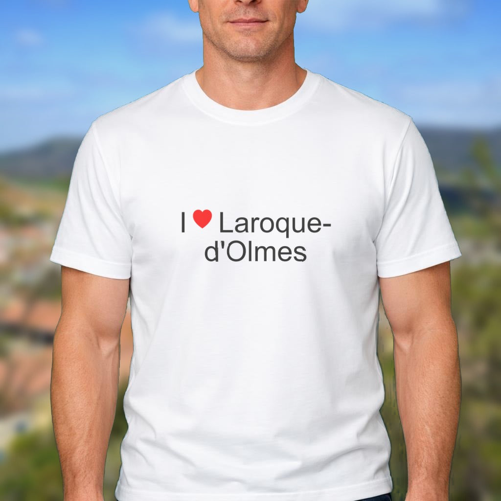 T-shirt I love laroque-d'olmes