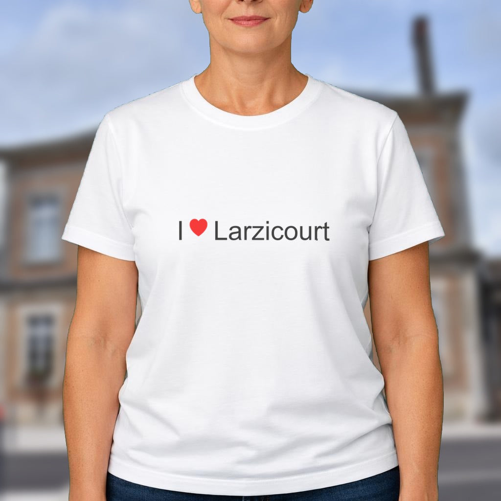 T-shirt I love larzicourt
