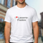 T-shirt I love lasserre-pradère