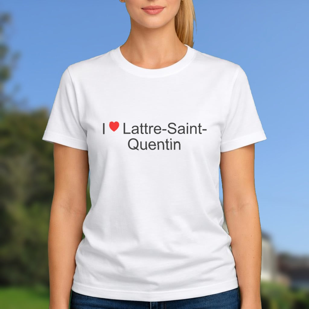 T-shirt I love lattre-saint-quentin
