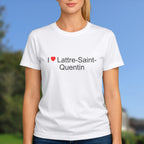 T-shirt I love lattre-saint-quentin