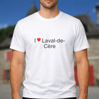 T-shirt I love laval-de-cère