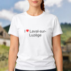 T-shirt I love laval-sur-luzège