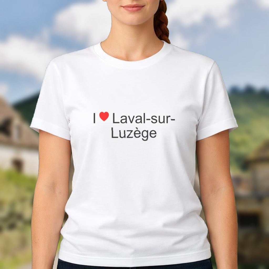 T-shirt I love laval-sur-luzège