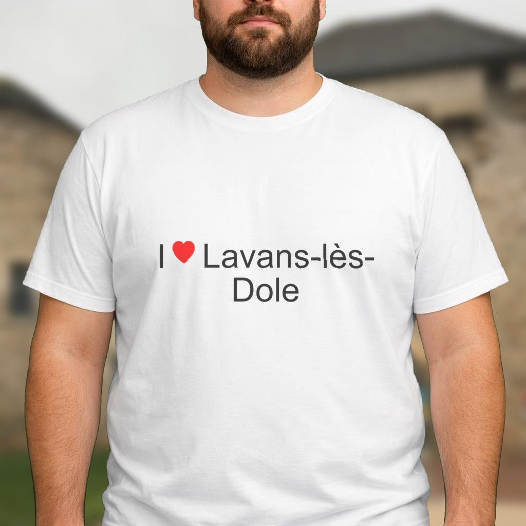T-shirt I love lavans-lès-dole