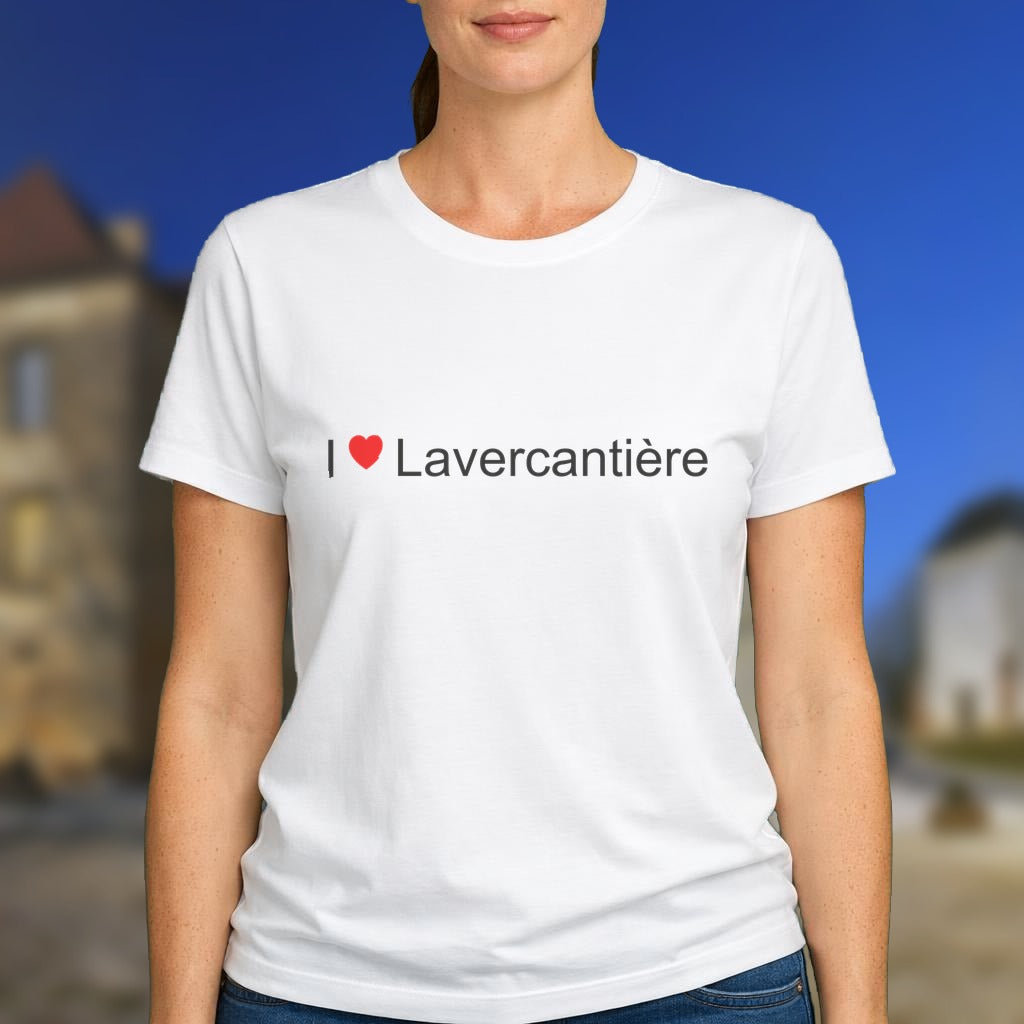 T-shirt I love lavercantière