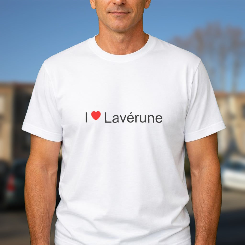 T-shirt I love lavérune