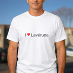 T-shirt I love lavérune