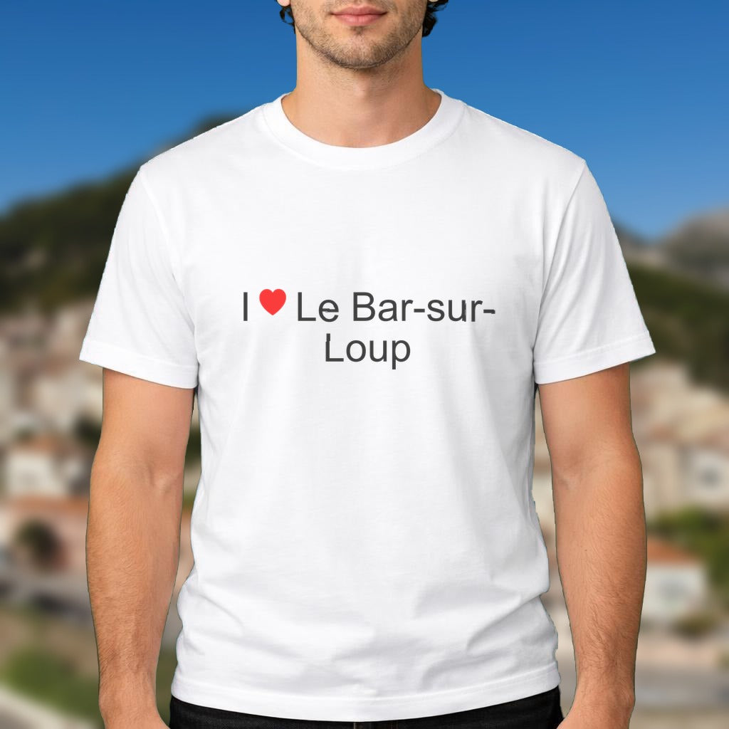 T-shirt I love le bar-sur-loup