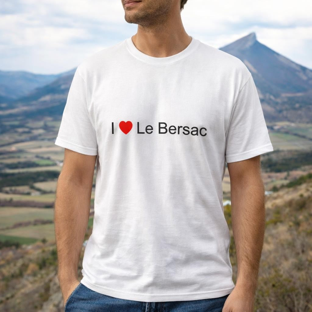 T-shirt I love le bersac