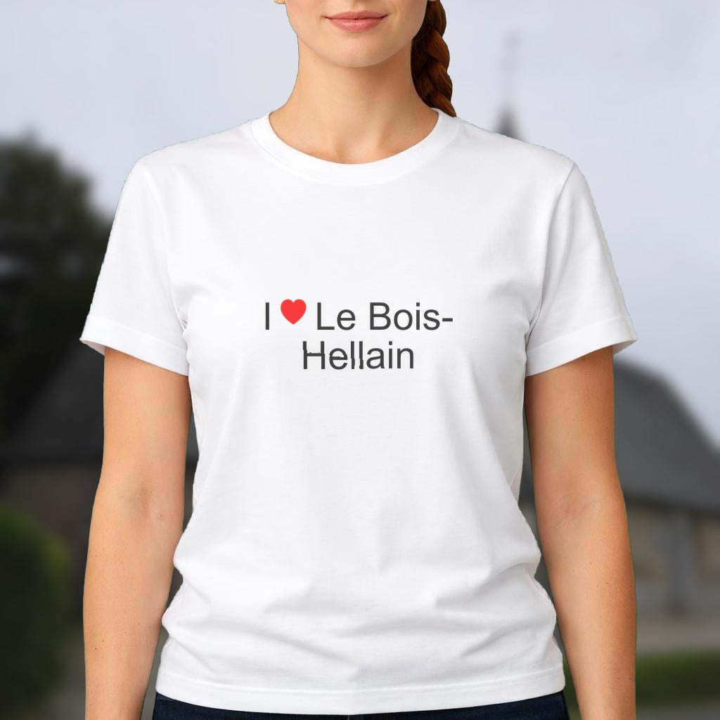 T-shirt I love le bois-hellain