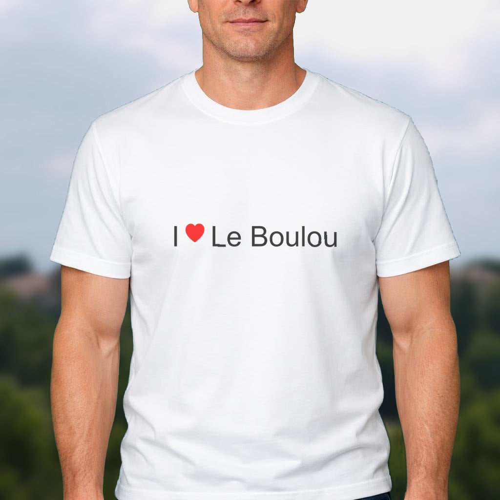 T-shirt I love le boulou