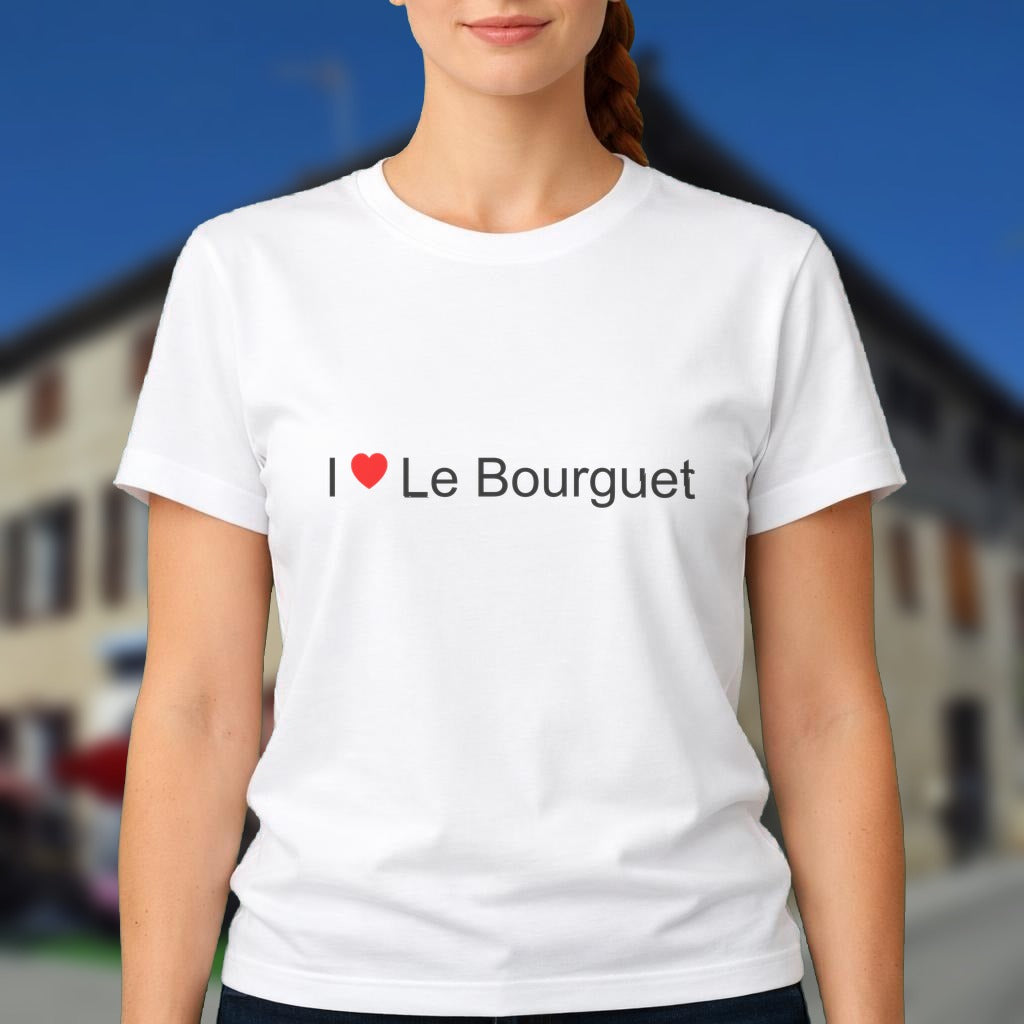 T-shirt I love le bourguet