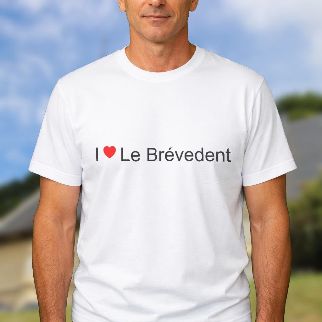 T-shirt I love le brévedent