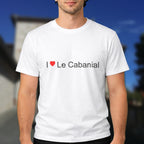 T-shirt I love le cabanial
