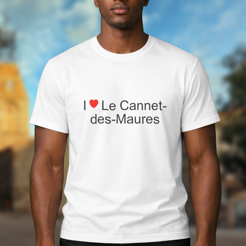 T-shirt I love le cannet-des-maures
