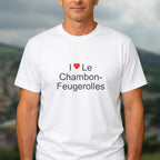 T-shirt I love le chambon-feugerolles