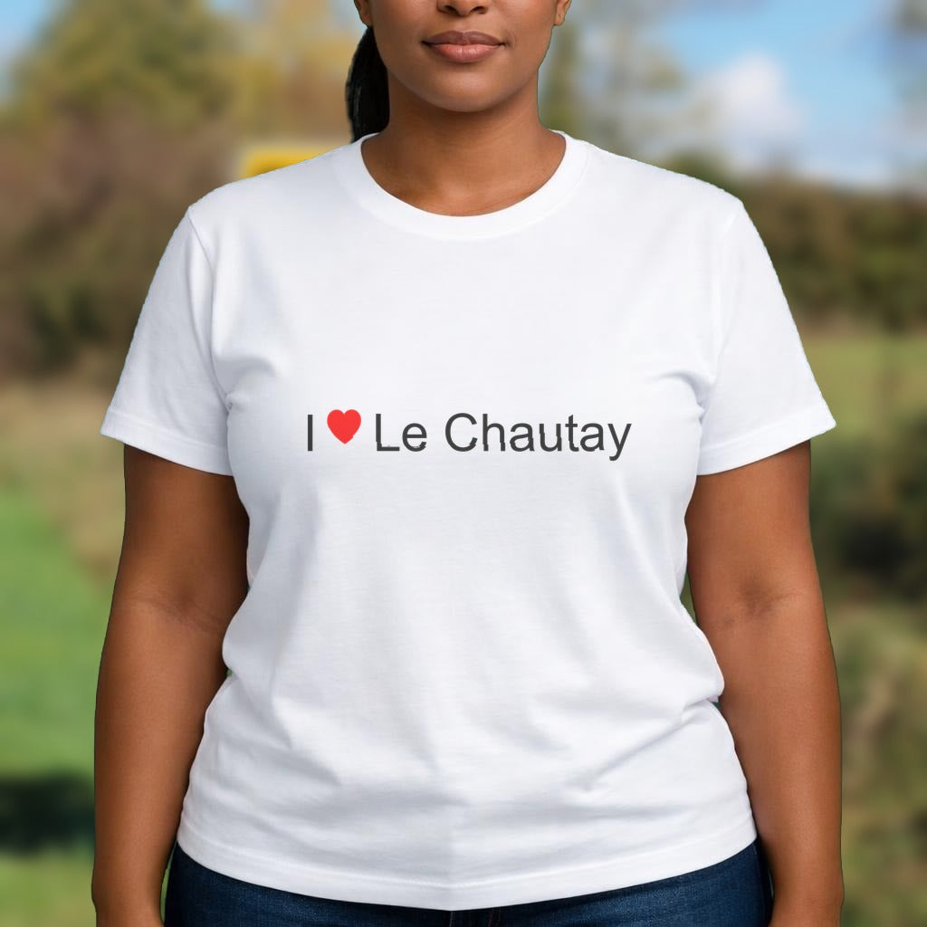 T-shirt I love le chautay