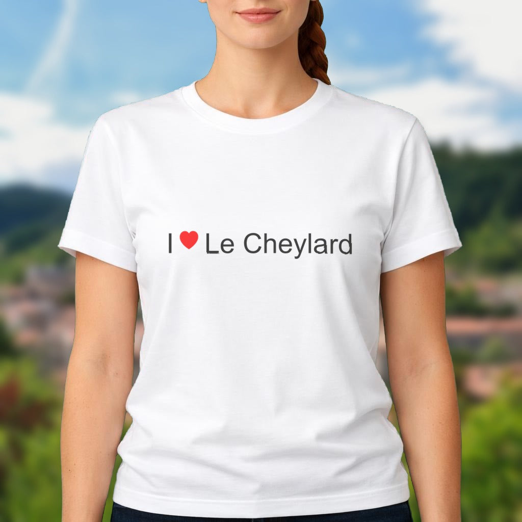 T-shirt I love le cheylard