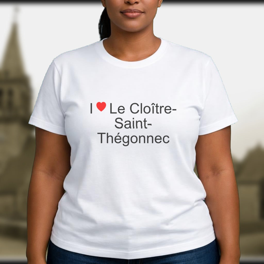 T-shirt I love le cloître-saint-thégonnec