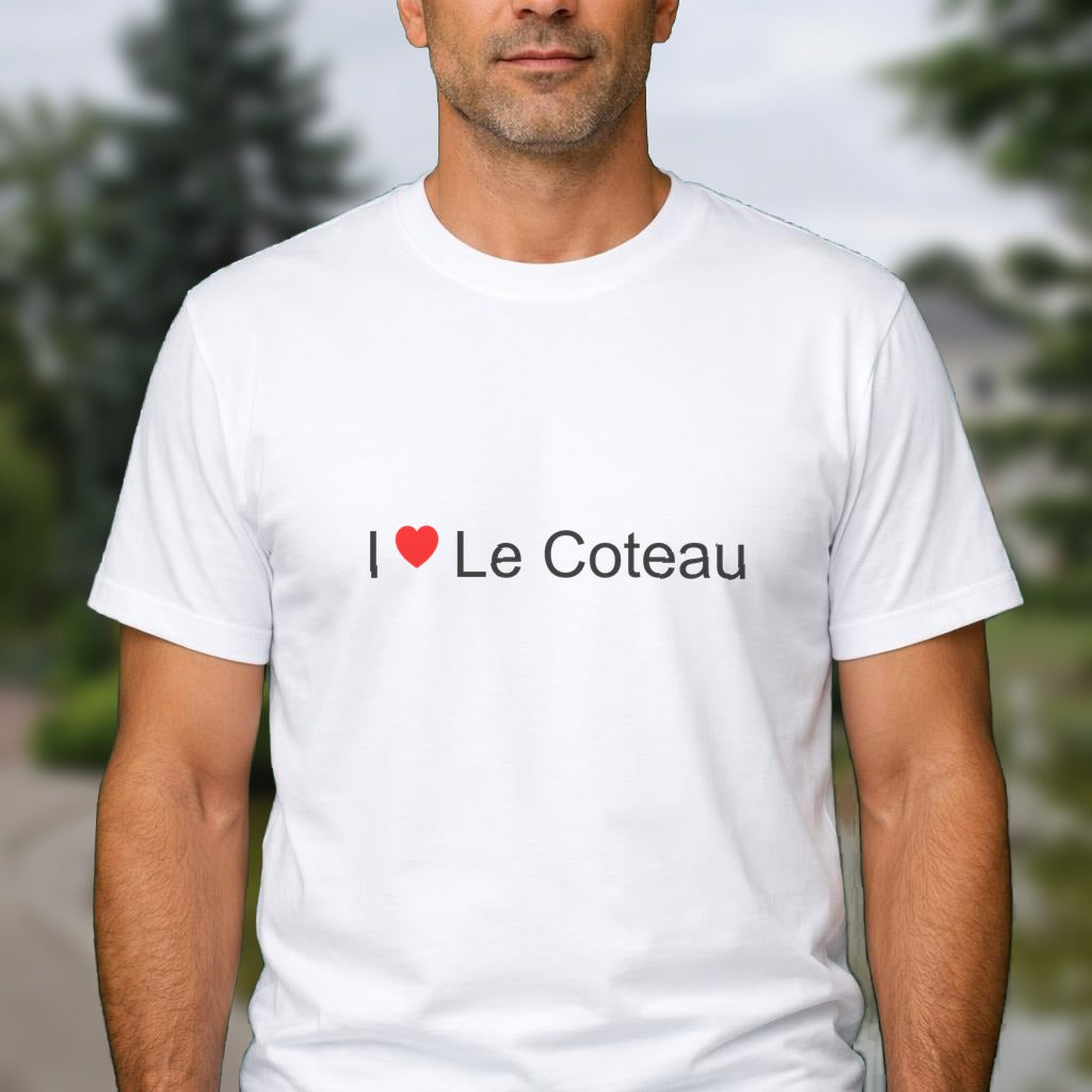 T-shirt I love le coteau