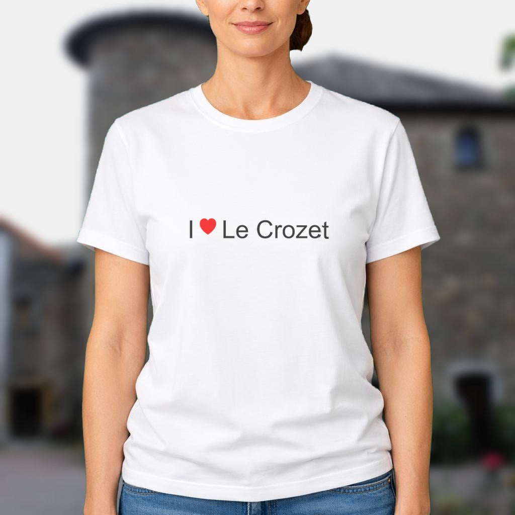T-shirt I love le crozet