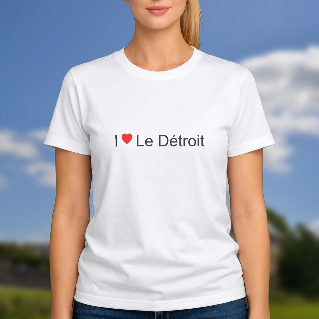 T-shirt I love le détroit