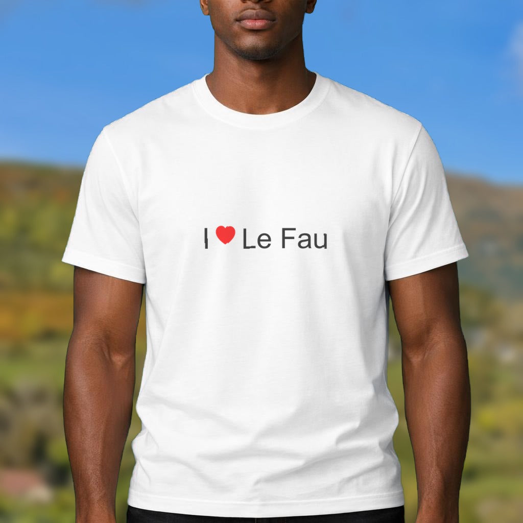 T-shirt I love le fau