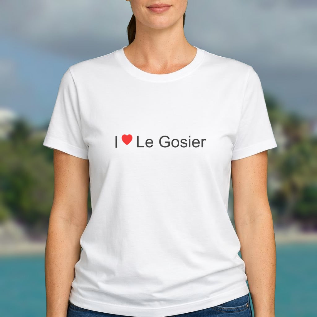 T-shirt I love le gosier