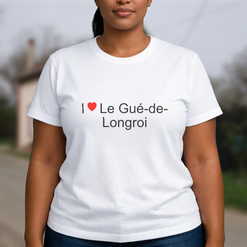 T-shirt I love le gué-de-longroi
