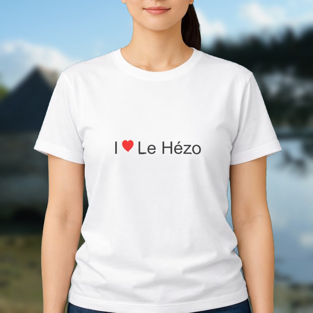 T-shirt I love le hézo