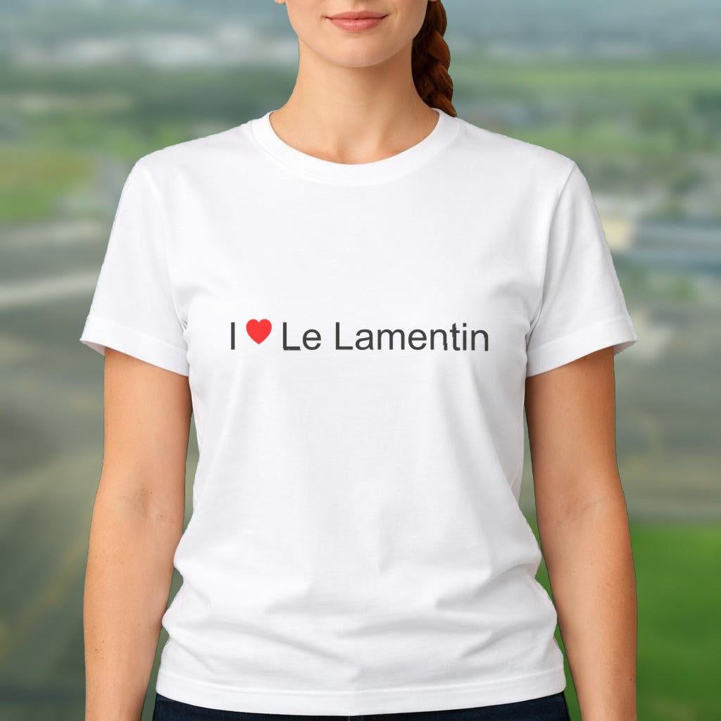 T-shirt I love le lamentin