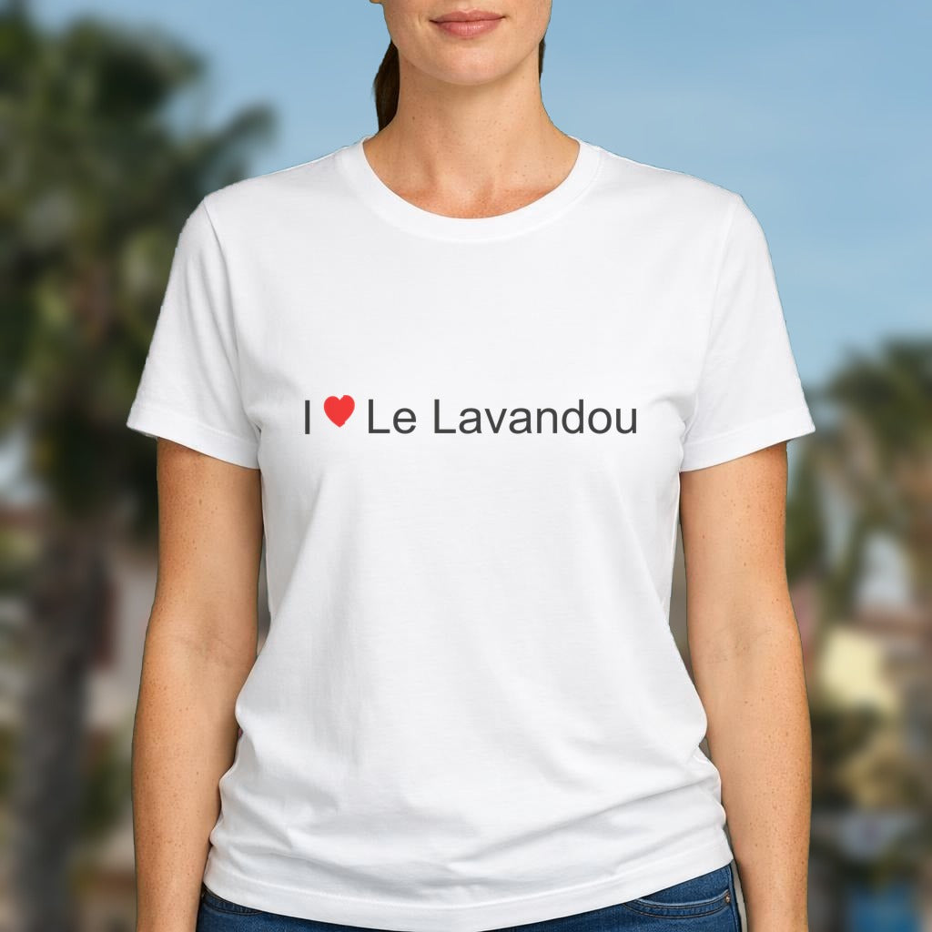T-shirt I love le lavandou