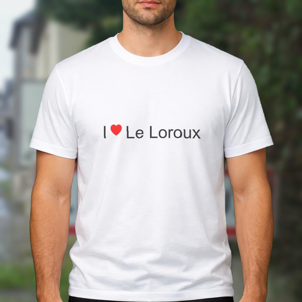 T-shirt I love le loroux