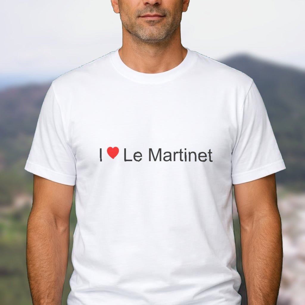 T-shirt I love le martinet