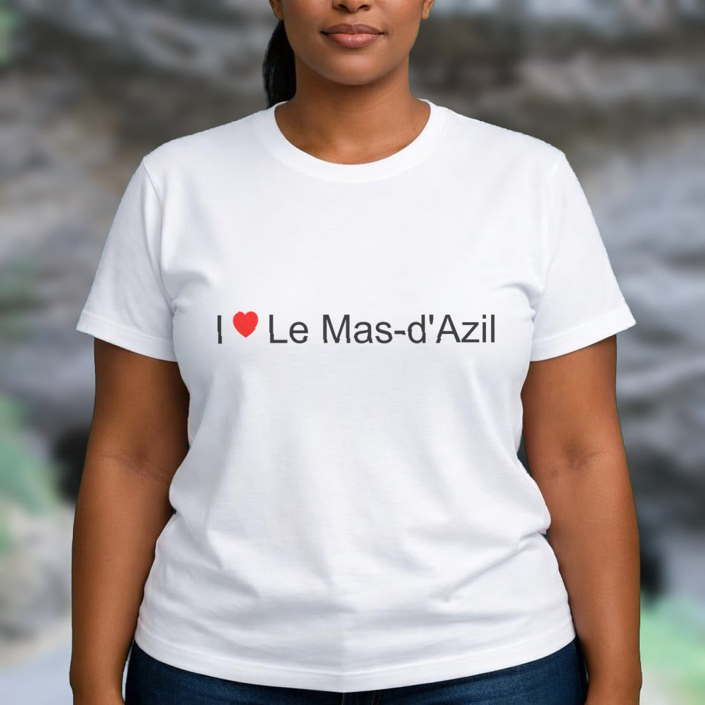 T-shirt I love le mas-d'azil